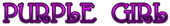 PURPLE GIRL Logo Style