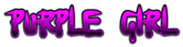 PURPLE GIRL Logo Style