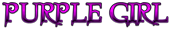 PURPLE GIRL Logo Style