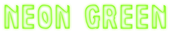 Neon Green Logo Style