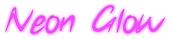 Neon Glow Logo Style