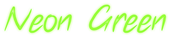 Neon Green Logo Style