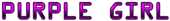 PURPLE GIRL Logo Style