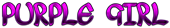 PURPLE GIRL Logo Style