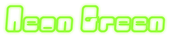 Neon Green Logo Style