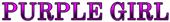 PURPLE GIRL Logo Style