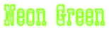 Neon Green Logo Style