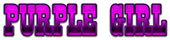 PURPLE GIRL Logo Style