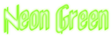 Neon Green Logo Style