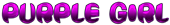 PURPLE GIRL Logo Style