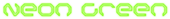 Neon Green Logo Style