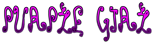 PURPLE GIRL Logo Style