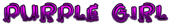 PURPLE GIRL Logo Style