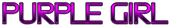 PURPLE GIRL Logo Style