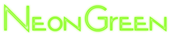 Neon Green Logo Style