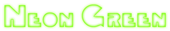 Neon Green Logo Style