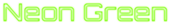 Neon Green Logo Style