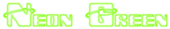 Neon Green Logo Style