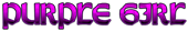 PURPLE GIRL Logo Style