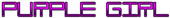 PURPLE GIRL Logo Style