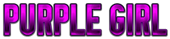 PURPLE GIRL Logo Style