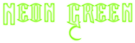 Neon Green Logo Style