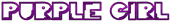 PURPLE GIRL Logo Style