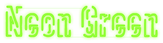 Neon Green Logo Style