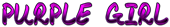 PURPLE GIRL Logo Style