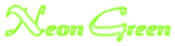 Neon Green Logo Style