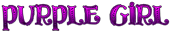 PURPLE GIRL Logo Style