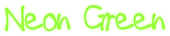 Neon Green Logo Style