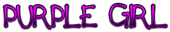 PURPLE GIRL Logo Style