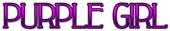 PURPLE GIRL Logo Style