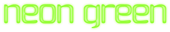 Neon Green Logo Style