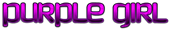 PURPLE GIRL Logo Style