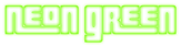 Neon Green Logo Style