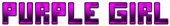 PURPLE GIRL Logo Style