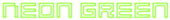 Neon Green Logo Style