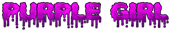 PURPLE GIRL Logo Style