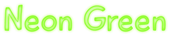 Neon Green Logo Style