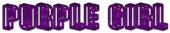 PURPLE GIRL Logo Style