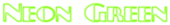 Neon Green Logo Style