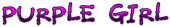 PURPLE GIRL Logo Style