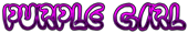 PURPLE GIRL Logo Style