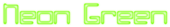 Neon Green Logo Style