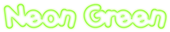 Neon Green Logo Style