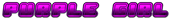 PURPLE GIRL Logo Style