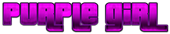 PURPLE GIRL Logo Style