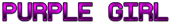 PURPLE GIRL Logo Style